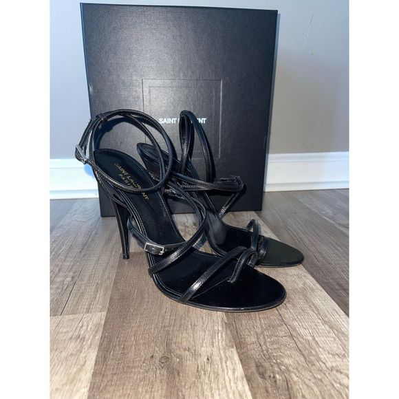 Saint Laurent
Sexy Strappy Leather Sandals - Picture 8 of 14